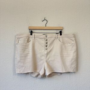 NWT TORRID 3.5" Classic Denim High-Rise Short in Dust Storm